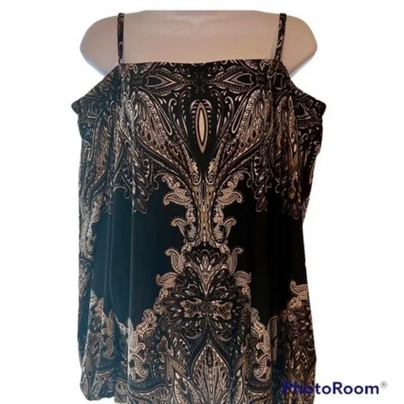 INC International Concepts Cold Shoulder Blouse - NWT - Picture 1 of 4